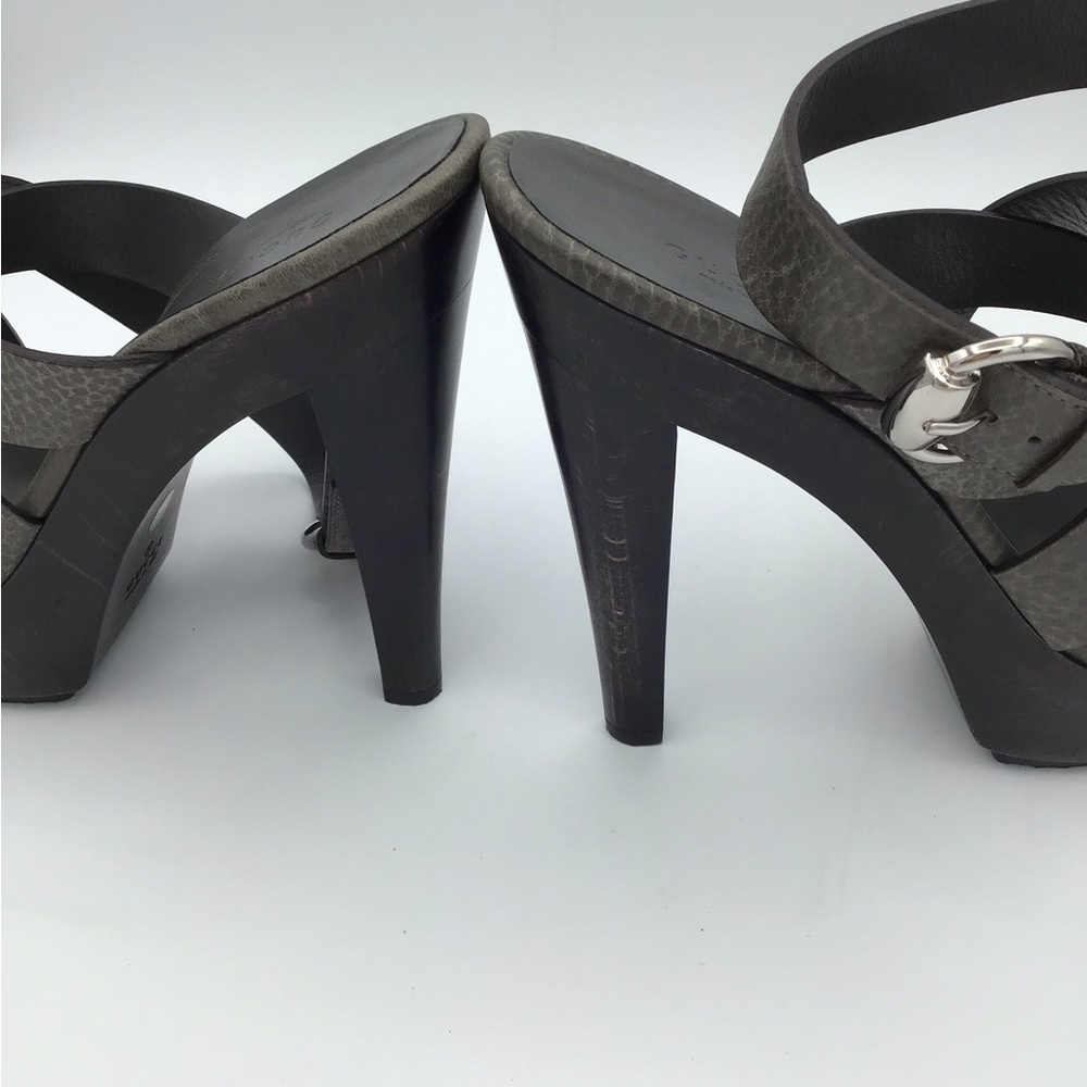 GUCCI~ Old Libeccio Platform Sandals - Picture 4 of 10